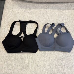 VSX Dual Pack Black and Gray Sports Bras